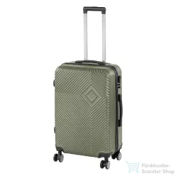   Leziter TraveLux Pro közepes bőrönd keményfedeles 68x45x25 cm olajzöld 8016-OG24