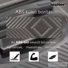 Leziter TraveLux Pro közepes bőrönd keményfedeles 68x45x25 cm olajzöld 8016-OG24