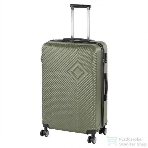 Leziter TraveLux Pro nagy bőrönd keményfedeles 76x50x29 cm olajzöld 8016-OG28
