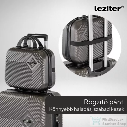 Leziter TraveLux Pro neszeszer keményfedeles 23x30x14 cm rosegold 8016-RG12