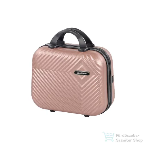 Leziter TraveLux Pro kézi bőrönd keményfedeles 28x36x16 cm rosegold 8016-RG14