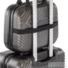 Leziter TraveLux Pro kézi bőrönd keményfedeles 28x36x16 cm rosegold 8016-RG14