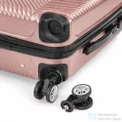 Leziter TraveLux Pro kabinbőrönd keményfedeles levehető kerékkel 50x40x20 cm rosegold 8016-RG20
