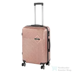   Leziter TraveLux Pro közepes bőrönd keményfedeles 68x45x25 cm rosegold 8016-RG24
