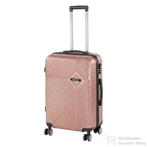 Leziter TraveLux Pro közepes bőrönd keményfedeles 68x45x25 cm rosegold 8016-RG24