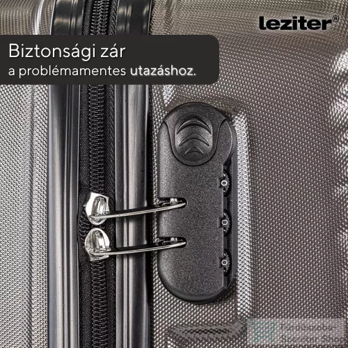 Leziter TraveLux Pro közepes bőrönd keményfedeles 68x45x25 cm rosegold 8016-RG24