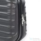 Leziter TraveLux Max kisméretű kézi bőrönd keményfedeles 28x36x16 cm fekete 8019-BL14