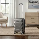 Leziter TraveLux Max kézipoggyász keményfedeles levehető kerékkel 40x30x20 cm fekete 8019-BL16