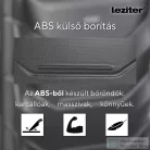Leziter TraveLux Max kézipoggyász keményfedeles levehető kerékkel 40x30x20 cm fekete 8019-BL16
