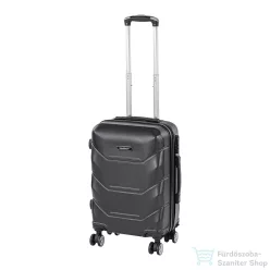   Leziter TraveLux Max kabinbőrönd keményfedeles levehető kerékkel 50x40x20 cm fekete 8019-BL20