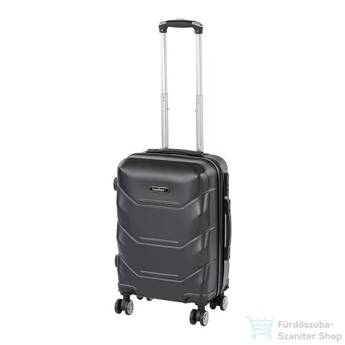 Leziter TraveLux Max kabinbőrönd keményfedeles levehető kerékkel 50x40x20 cm fekete 8019-BL20