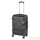 Leziter TraveLux Max közepes bőrönd keményfedeles 68x45x25 cm fekete 8019-BL24