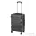 Leziter TraveLux Max közepes bőrönd keményfedeles 68x45x25 cm fekete 8019-BL24