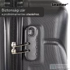 Leziter TraveLux Max nagy bőrönd keményfedeles 76x50x29 cm fekete 8019-BL28