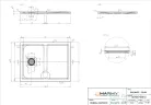 Marmy DOLOMITE - 70x90 Zuhanytálca Armani Beige
