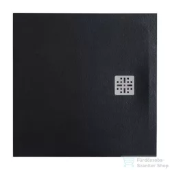 Marmy DOLOMITE - 80x80 Zuhanytálca Cavalli Black