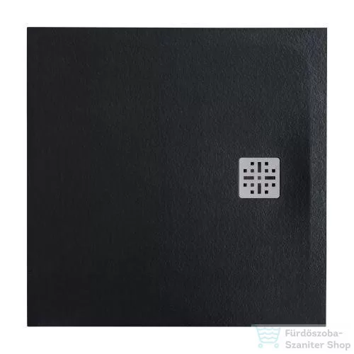 Marmy DOLOMITE - 80x80 Zuhanytálca Cavalli Black