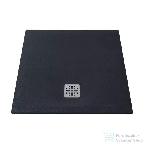 Marmy DOLOMITE - 80x80 Zuhanytálca Cavalli Black