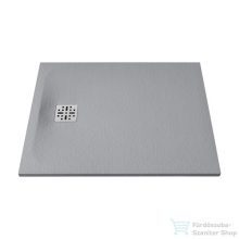 Marmy Dolomite 80x100 matt szürke zuhanytálca