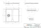 Marmy DOLOMITE - 90x90 Zuhanytálca Gucci Latte
