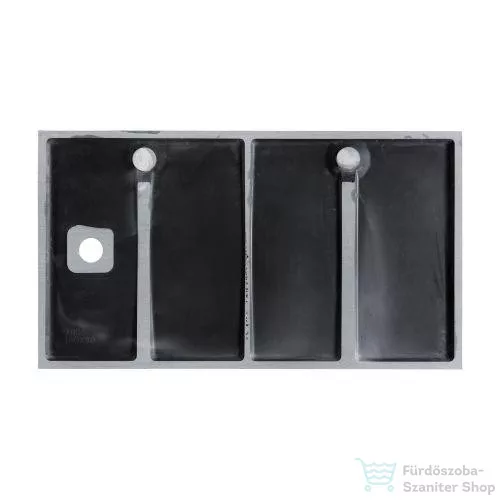 Marmy DOLOMITE - 90x140 Zuhanytálca Cavalli Black