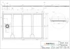 Marmy DOLOMITE - 100x160 Zuhanytálca Gucci Latte
