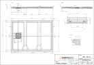 Marmy LOFT - 90x120 Zuhanytálca Prada White