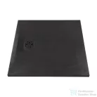 Marmy BASALTO - 90x90 Zuhanytálca Cavalli Black