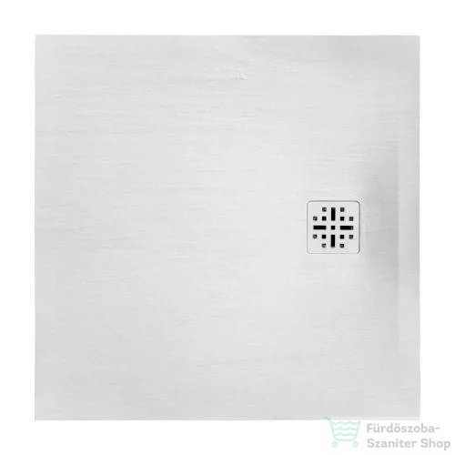 Marmy BASALTO - 100x100 Zuhanytálca Prada White