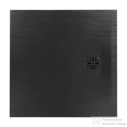 Marmy BASALTO - 100x100 Zuhanytálca Cavalli Black