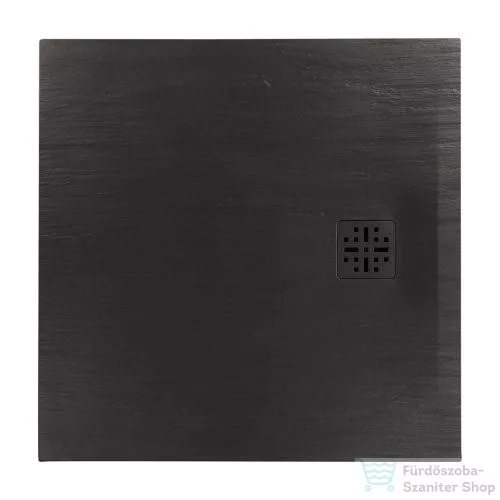 Marmy BASALTO - 100x100 Zuhanytálca Cavalli Black