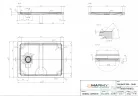 Marmy DOLOMITE PRO - 70x90 Zuhanytálca Valentino Grey