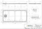 Marmy DOLOMITE PRO - 80x160 Zuhanytálca Cavalli Black