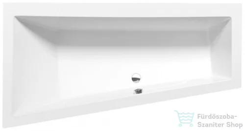 Sapho ANDRA L aszimmetrikus kád 170x90x45cm, balos, fehér 81111