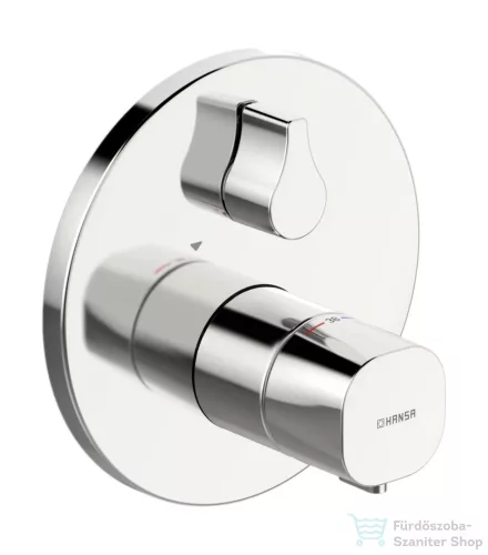 Hansa Hansaliving termosztátos falsík alatti kád/zuhany csaptelep belső egység nélkül,króm 81143552