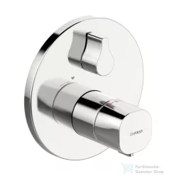   Hansa Hansaliving termosztátos falsík alatti kád/zuhany csaptelep belső egység nélkül,króm 81149552