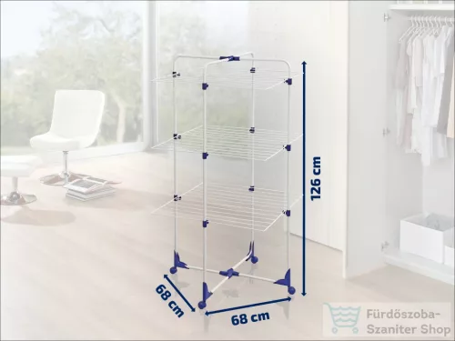 Leifheit Classic Tower 270 álló ruhaszárító 81454