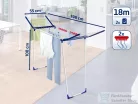 Leifheit Pegasus 180 Solid Maxx álló ruhaszárító 81650