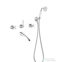   Bugnatese PRINCETON Fal alatti váltós csap kifolyóval és z.szettel króm színben 818