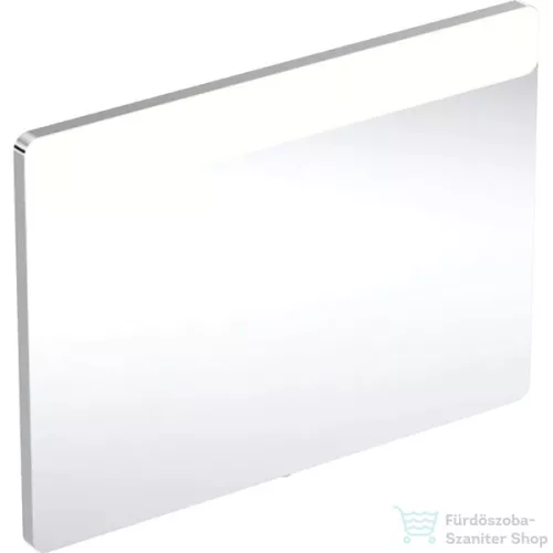 Geberit Option Square 90x65 cm-es tükör felső LED világítással,szálcsiszolt alumínium 819200000