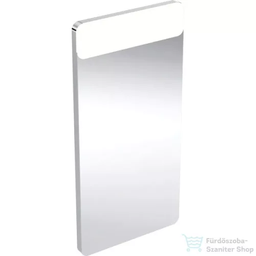Geberit Option Square 40x80 cm-es tükör felső LED világítással,szálcsiszolt alumínium 819240000
