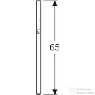 Geberit Option Square 60x65 cm-es tükör felső LED világítással,szálcsiszolt alumínium 819260000