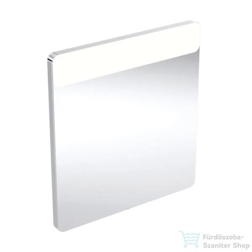 Geberit Option Square 60x65 cm-es tükör felső LED világítással,szálcsiszolt alumínium 819260000