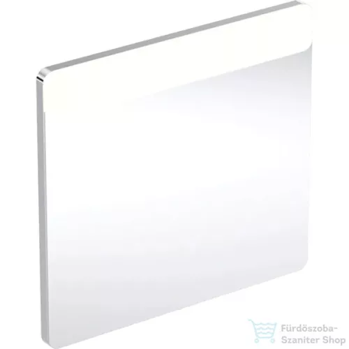 Geberit Option Square 70x65 cm-es tükör felső LED világítással,szálcsiszolt alumínium 819270000