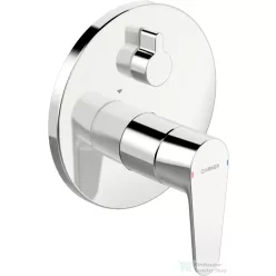   Hansa Hansavantis falsík alatti kád/zuhany csaptelep belső egység nélkül,króm 82603063