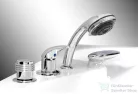 M-Acryl NIAGARA kádperemre szerelhető, 4 üléses csaptelep, króm 8322