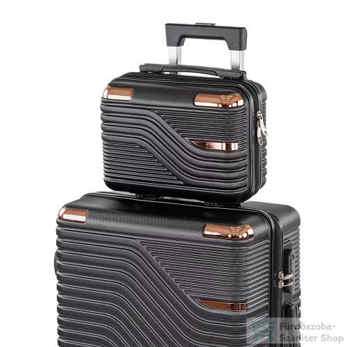 Leziter TraveLux Urban utazó neszeszer keményfedeles 23x30x14 cm fekete 833-BL12