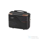 Leziter TraveLux Urban kisméretű kézi bőrönd keményfedeles 28x36x16 cm fekete 833-BL14