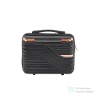 Leziter TraveLux Urban kisméretű kézi bőrönd keményfedeles 28x36x16 cm fekete 833-BL14