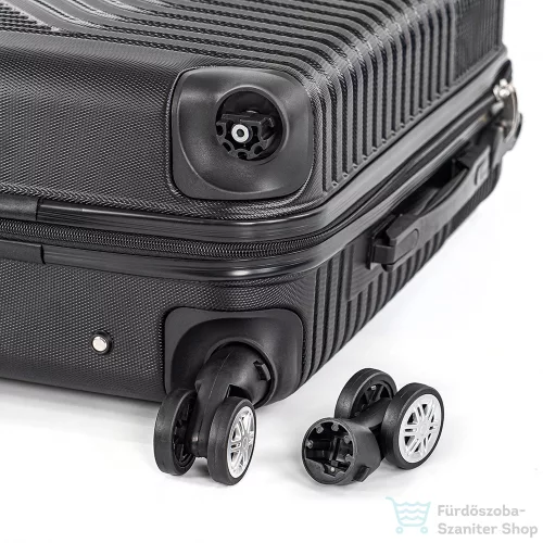 Leziter TraveLux Urban kézipoggyász keményfedeles levehető kerékkel 40x30x20 cm fekete 833-BL16